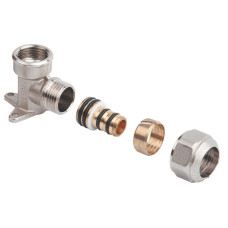 Кутник металопластиковий Icma №539 16х1/2