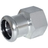 190102015 Перехідник нержавіючий Ø15 х 1/2