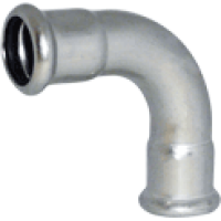 181088900 Коліно нержавіюче Ø88,9 90° ВВ INOXPRES® RM