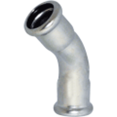 181035450 Коліно нержавіюче Ø35 45° ВВ INOXPRES® RM