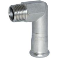 197102018 Коліно нержавіюче Ø18 х 1/2