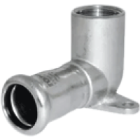 185102015 Коліно настінне нержавіюче Ø15 x 1/2