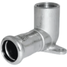 185102018 Коліно настінне нержавіюче Ø18 x 1/2