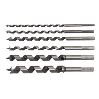 Набір свердел гвинтових для коловороту 6шт Ø6, 8, 10, 12, 16, 20мм, довжина 230мм Sigma 1302211