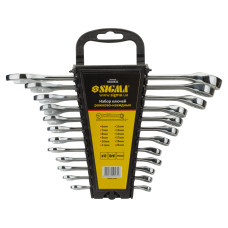 Ключі рожково-накидні 12шт 6-22мм CrV polished Sigma 6010431