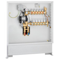 1626M3/1725M1 Колектор латунний у шафі з насосом UPS 25-60 Ø3/4