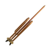 Тен фланцевий SHS 2000 W гнутий (М6 анод) 1/50