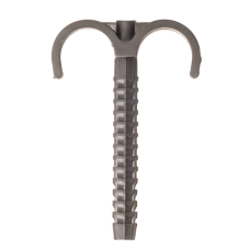 Гачок пластмасовий подвійний L=80 мм 100/1000