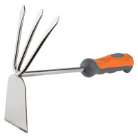 Мотика комбінована плоска + 3 зубці нерж ABS + TPR FLORA 5041454