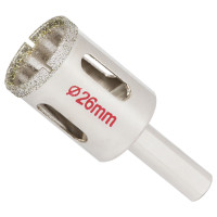 Коронки алмазные по керамике и стеклу Ø26мм Sigma 1541261