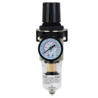 Фільтр вологовіддільник з редуктором і манометром 600л / хв 1/4