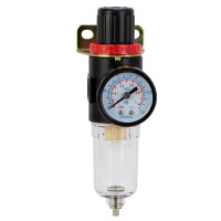 Фільтр вологовіддільник з редуктором і манометром 500л / хв 1/4