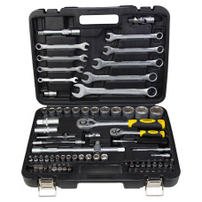 Набір насадок торцевих і біт 1/4