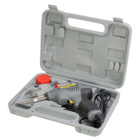 Паяльник імпульсний 250Вт 3-режими + аксесуари 6шт кейс Sigma 2742071