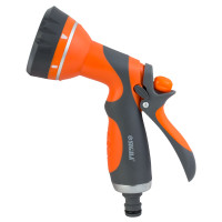 Пістолет розпилювач 6-ти режимний ABS + TPR FLORA 5011434