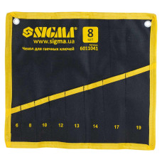 Чохол для гайочних ключів 8шт Sigma 6011041