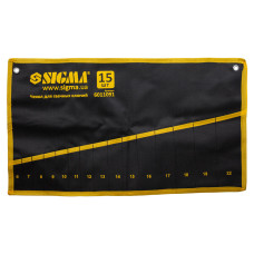 Чохол для гайочних ключів 15шт Sigma 6011091
