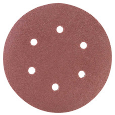Шлифовальный круг 6 отверстий Ø150мм P120 10шт Sigma 9122271