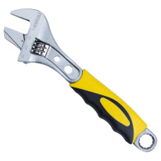 Ключ розвідний з пересувною губкою 200мм, 0-30мм CrV TPR Sigma 4100921