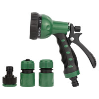 Набір для поливу: пістолет розпилювач 7 режимів 2 конектора + адаптер ABS + TPR Grad 5012505