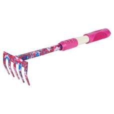 Граблі 5 зубців pink TPR FLORA 5043154