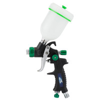 Краскораспылитель HVLP Ø1.0мм 60-170л/мин 1.5-2бар в/б 100мл пласт Refine 6812321