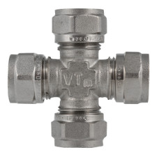 Крестовина обжимна переходная 20х16х20х16 Valtec VTm.341.N.201620