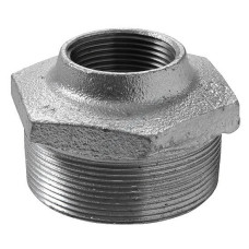 24125063 Перехідник оцинкований білий чавун Ø1 1/4