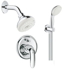 Душевая система скрытого монтажа Grohe Euroeco New 26000005 32747000+26088001+26406001