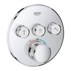 Зовнішня частина термостатичного змішувача Grohe Grohtherm SmartControl 29121000 на 3 виходи
