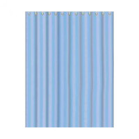 Штора для ванної 180х180 см поліестер блакитний Frap 1/50 F8603