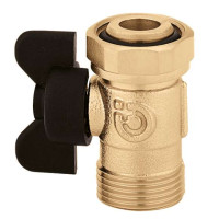 385000 Кран коллекторный М23 х 1,5 CALEFFI