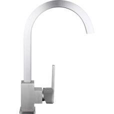 F4052-5 Змішувач для кухні алюмінієвий корпус матовий U-гусак гайка Ø35 FRAP 1/10