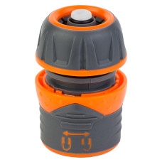 Конектор швидкознімний аквастоп з замком 1/2 для шланга 1/2 FLORA 5015434  24/240