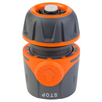 Конектор швидкознімний аквастоп 1/2 для шланга 1/2 FLORA 5015494 24/240