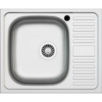 Мийка квадратна накладна ліва 500 х 600 х 150 Asil Krom 0,4 1/20