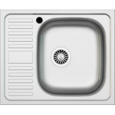 Мийка квадратна накладна права 500 х 600 х 150 Asil Krom 0,4 1/20