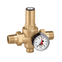 536061 Редуктор з американками і манометром Ø1