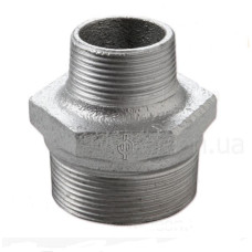 24525086 Перехідник оцинкований білий чавун Ø2