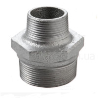 24525054 Перехідник оцинкований білий чавун Ø1