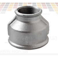 24025053 Перехідник оцинкований білий чавун Ø1