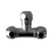 423 G02540 Трійник хром Ø10 VA Albertoni srl