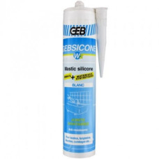 890502/891500 Силікон з фунгіцидом прозорий GEBSICONE W2 310 мл GEB SAS