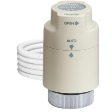 656312 Електротепловий привод з ручним відкриванням з вимикачем 230V 80см 3W норм закритий CALEFFI