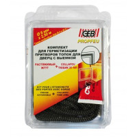 821596 Набор жгут огнестойкий 6 мм/2,5 м + клей 20 мл GEB