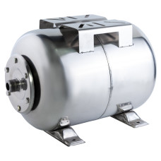 Гідроакумулятор горизонтальний 24л нержавіючий Wetron 779211