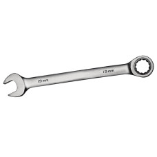 Ключ ріжково-накидний трещоточний 21мм CrV satine Sigma 6022211