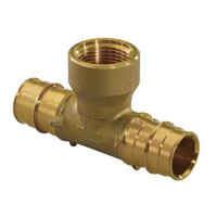 1047888 Трійник латунь Q&E з внутрішньою різьбою Ø25 х 3/4