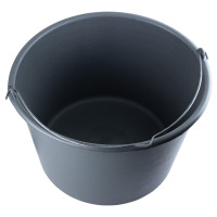 Відро пластикове сіре з металевою ручкою 16л Grad 8316755
