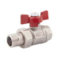 Кран кульовий з американкою Icma №347 прямий 1